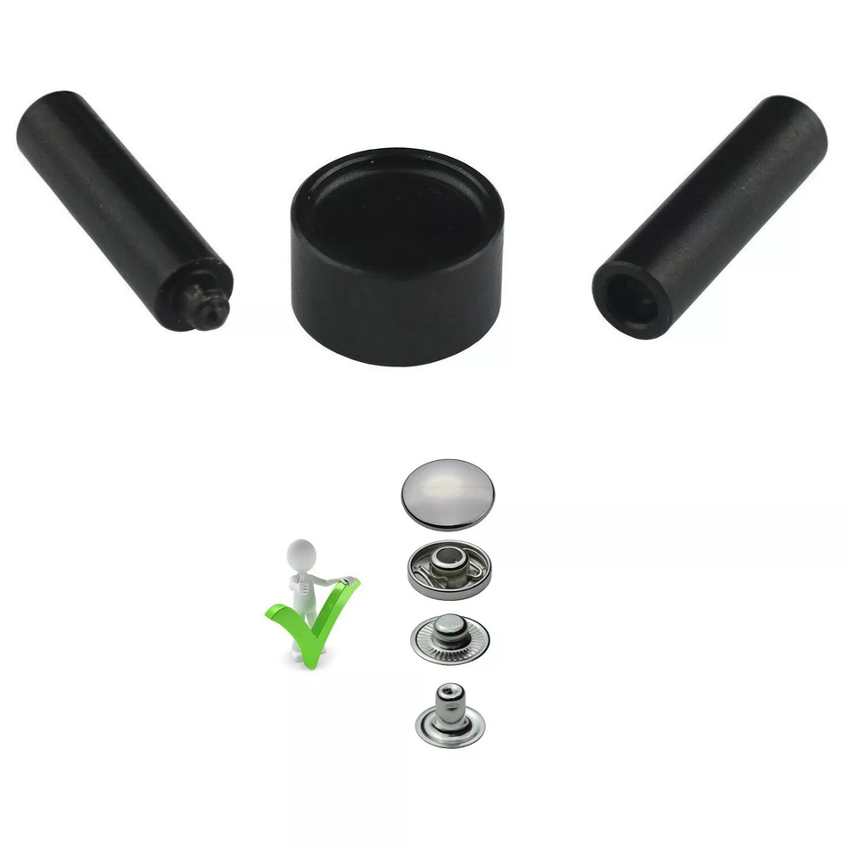 Insertion tools for S-spring snap fasteners (punch)