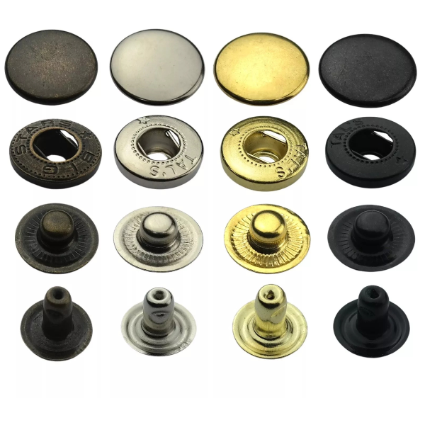 Profi Schwerlast Druckknöpfe – 12,5/15 Mm, In Gold, Silber, Schwarz & Mehr, Für Jacken & Mehr!