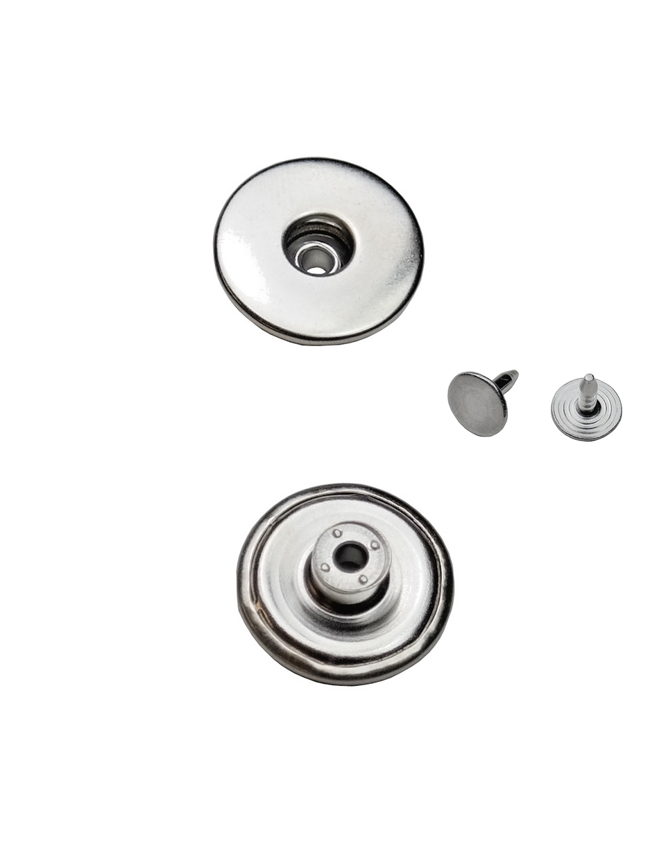 Jeans buttons with movable base W-2