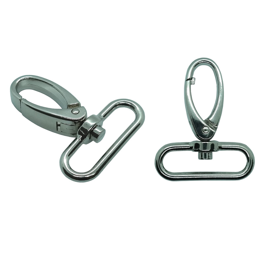 Pocket carabiner with small hook for webbing 13 mm, 20 mm or 30 mm