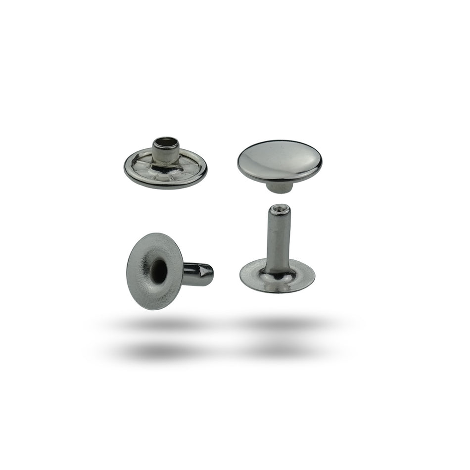 Hollow rivets single head