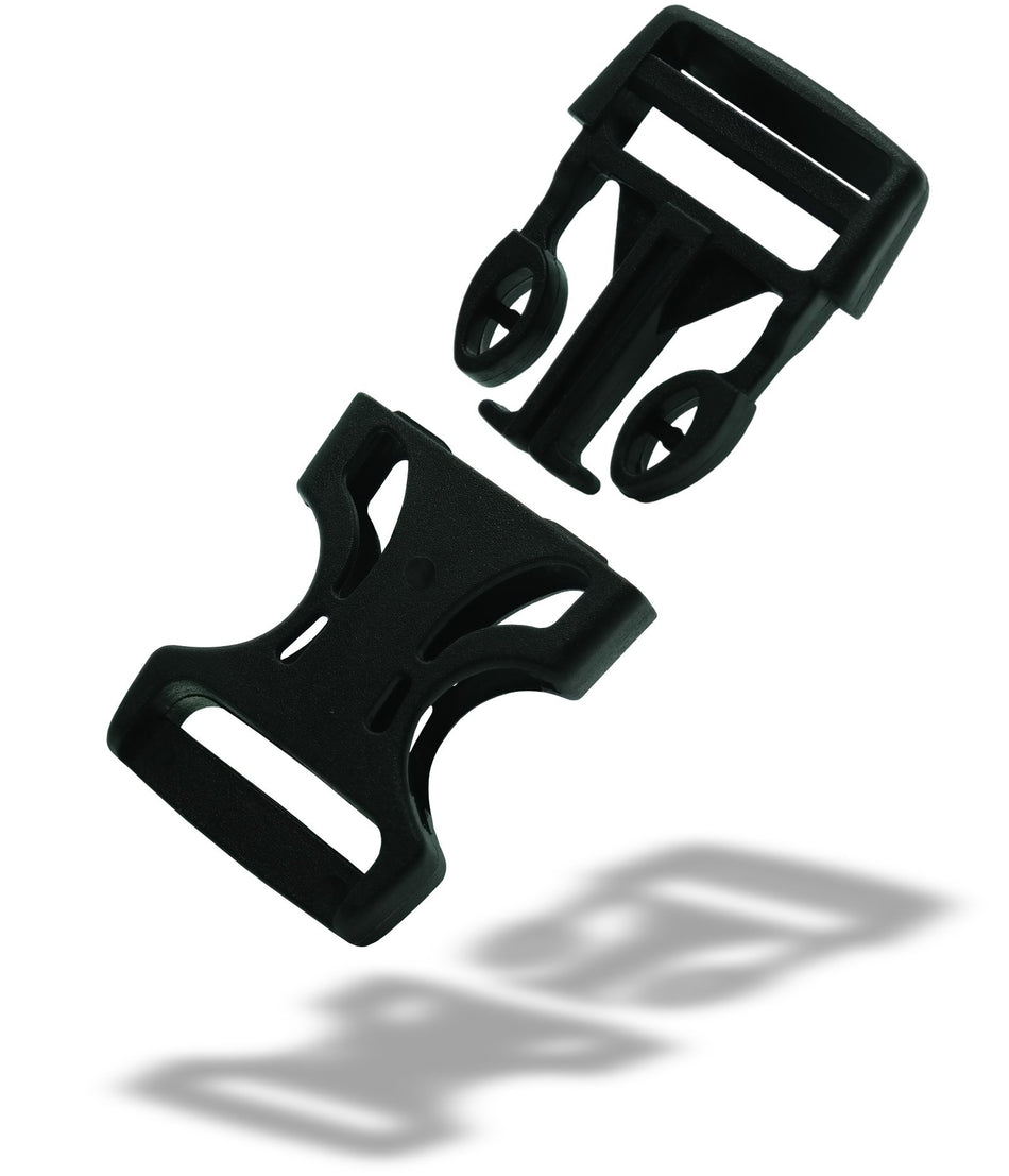 Plug-in buckle for webbing, belt buckle, click fastener