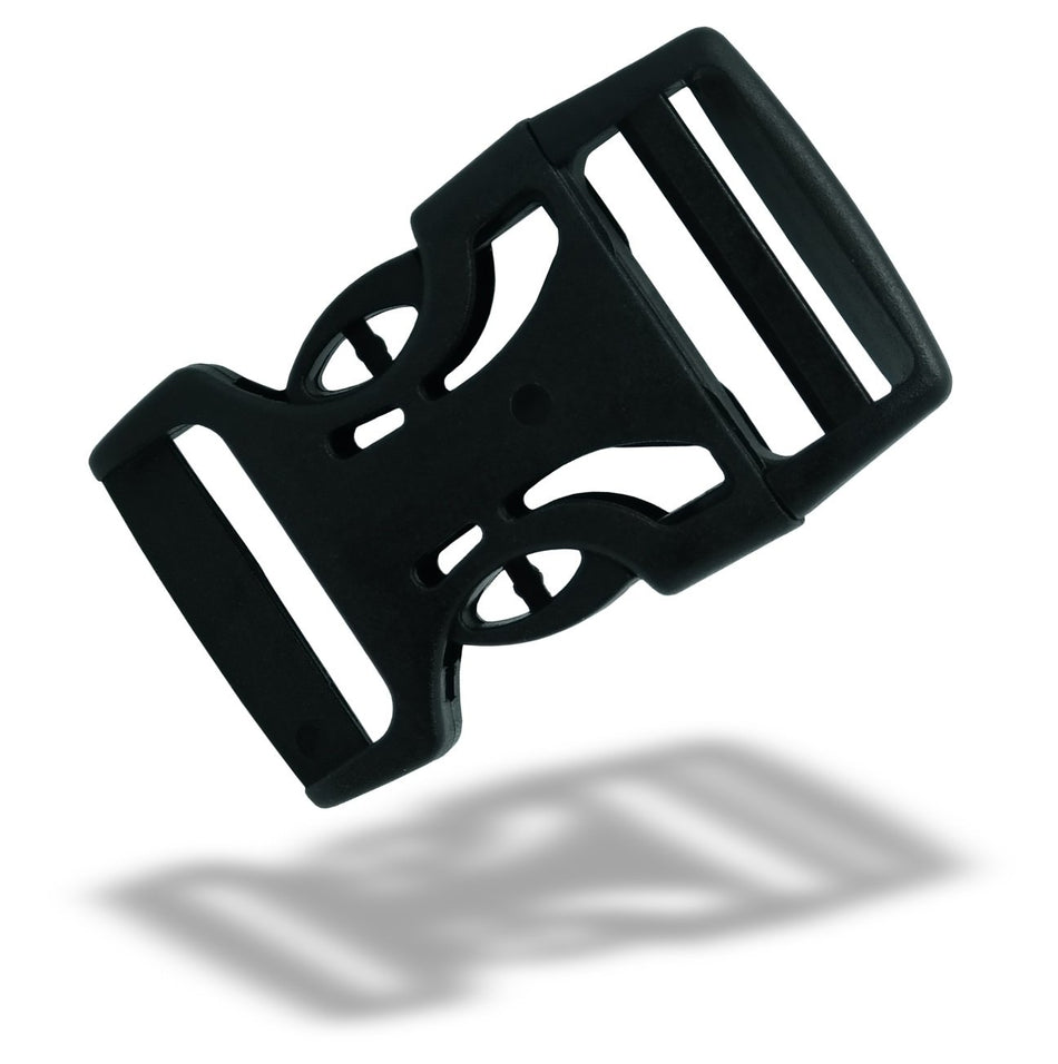 Plug-in buckle for webbing, belt buckle, click fastener