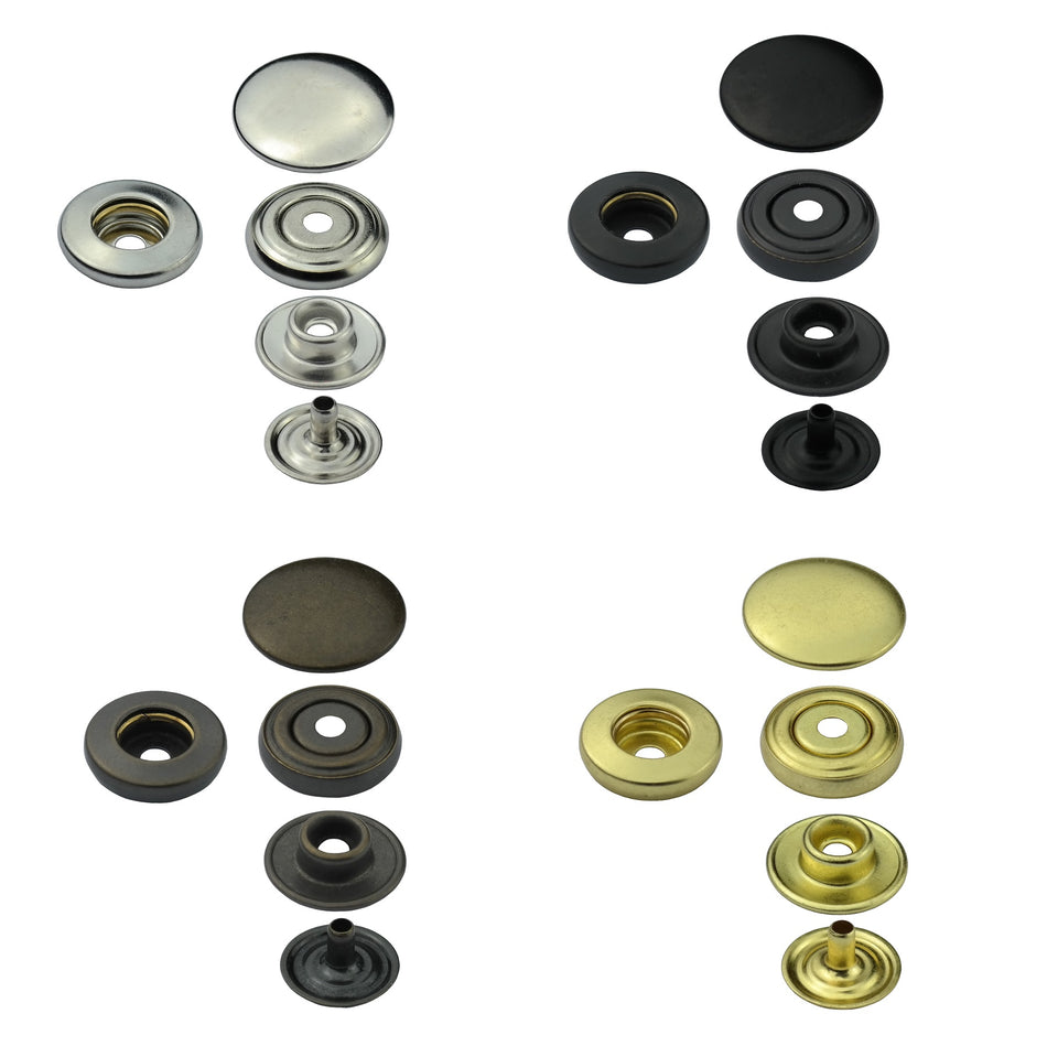 Ringfeder press fasteners in 17.0 mm (type: TR-100)