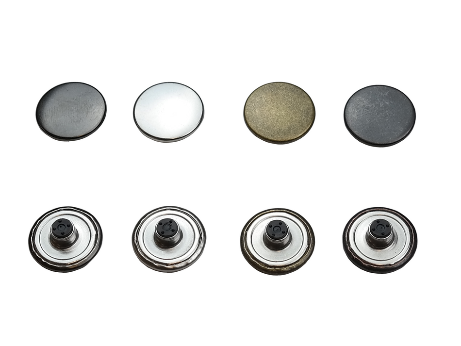 Jeans buttons with a solid base W-1