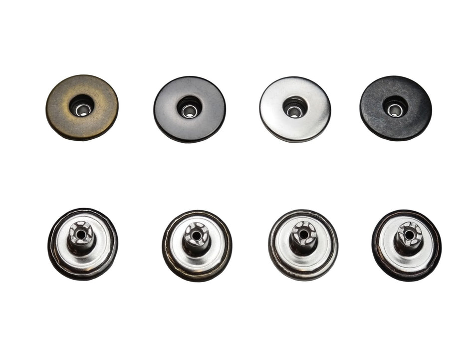 Jeans buttons with a solid base W-3