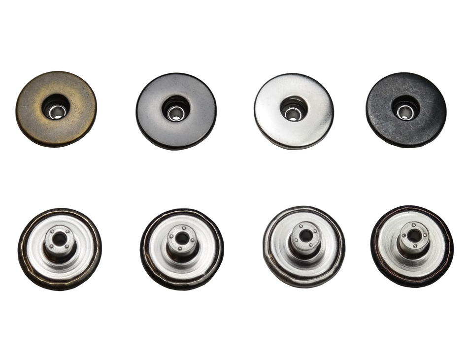 Jeans buttons with movable base W-2
