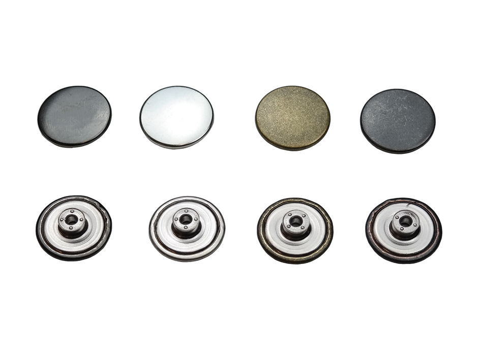 Jeans buttons with movable base W-1