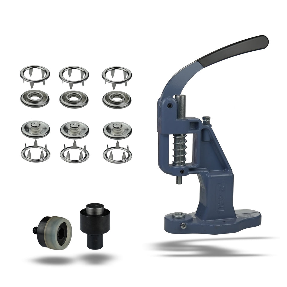 Set of hand presses + 50 pieces of jersey press fasteners
