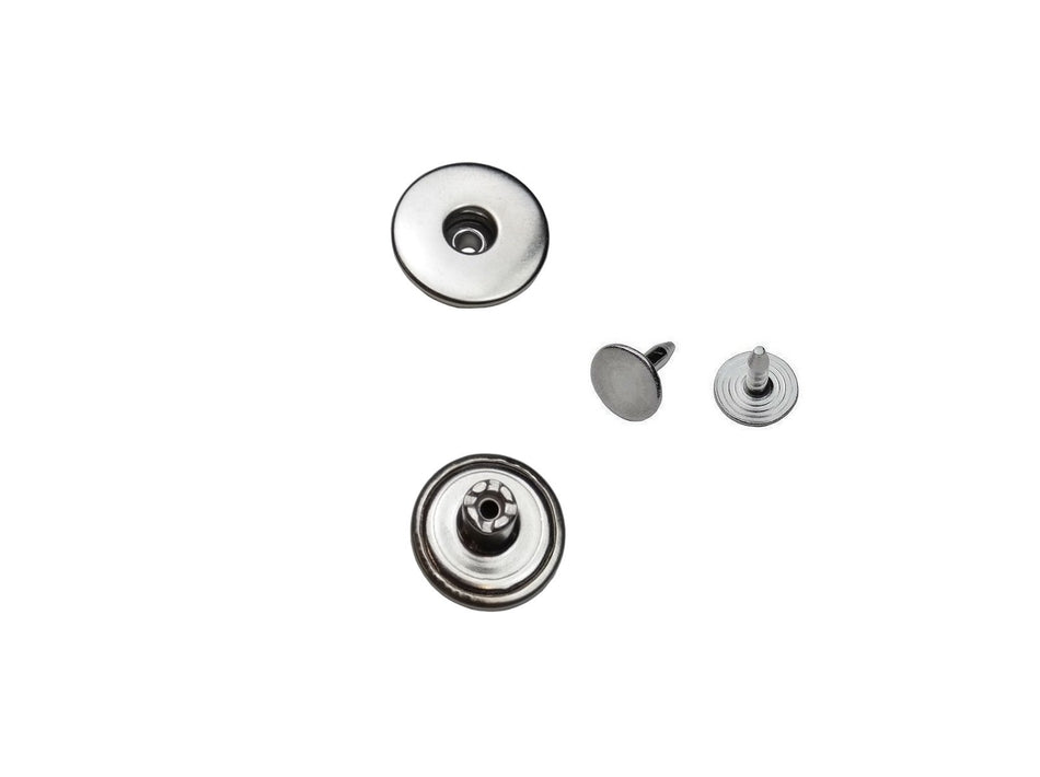 Jeans buttons with a solid base W-3